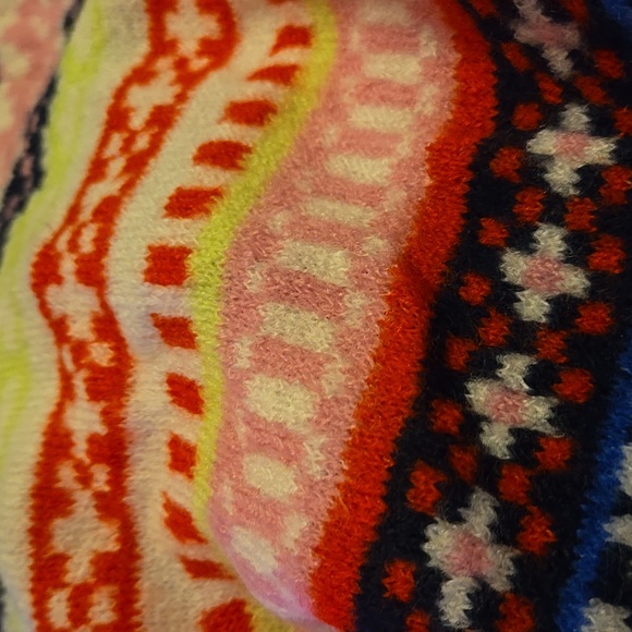 NWT Old Navy Cozy Fair Isle Long Line Nordic Duster Open Cardigan Small, multi - Picture 11 of 11